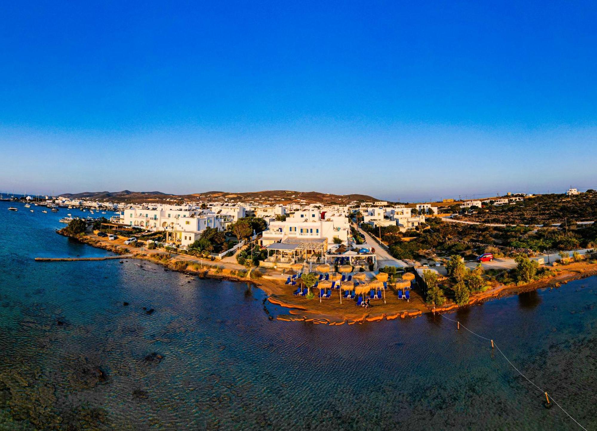 Theologos Beach Antiparos Bagian luar foto