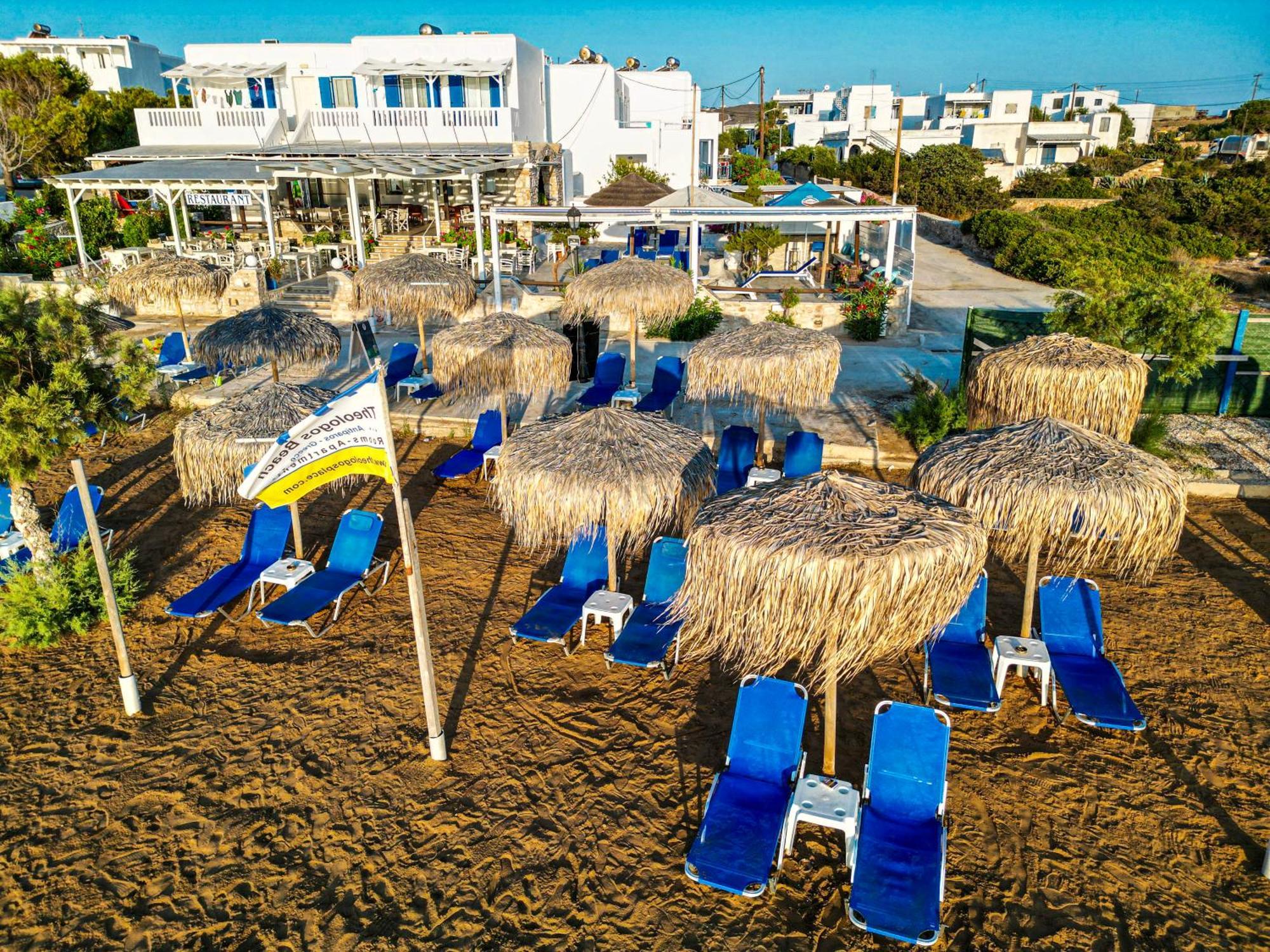 Theologos Beach Antiparos Bagian luar foto