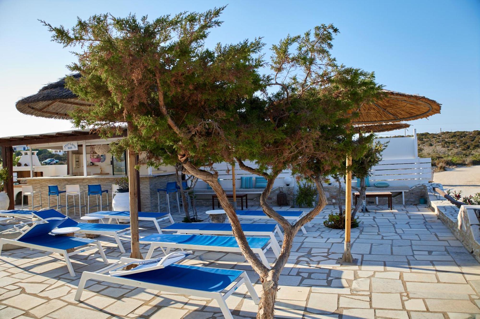 Theologos Beach Antiparos Bagian luar foto