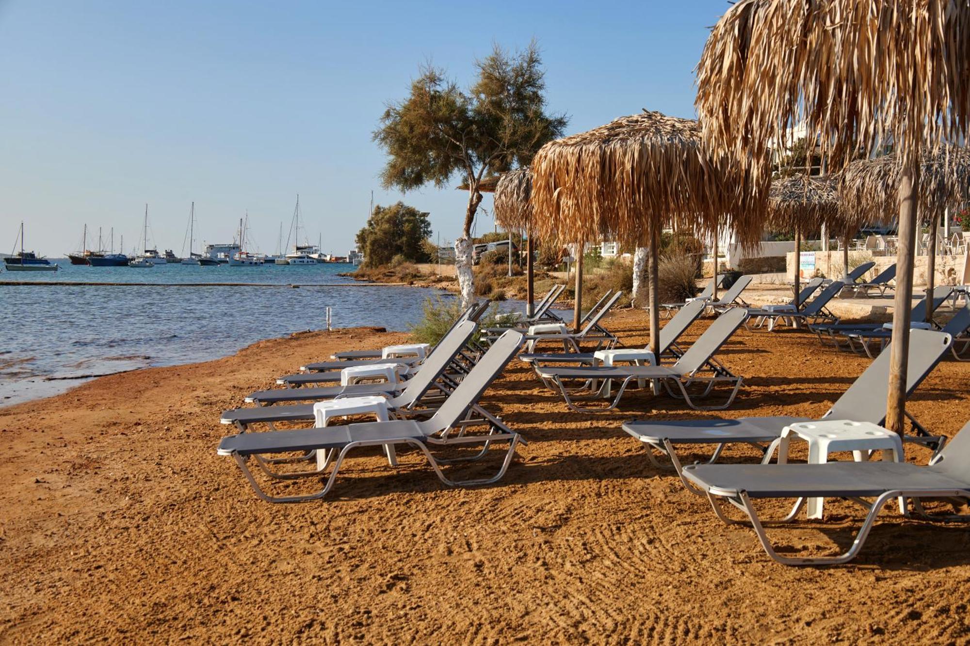 Theologos Beach Antiparos Bagian luar foto