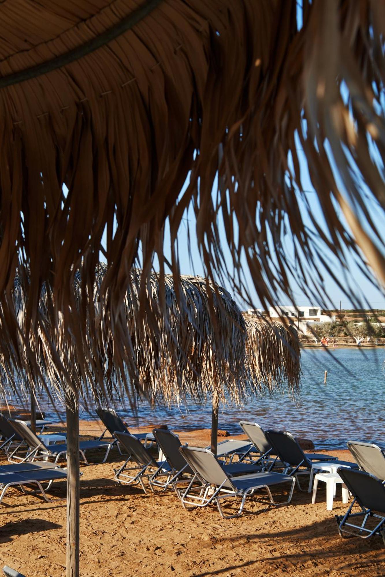 Theologos Beach Antiparos Bagian luar foto