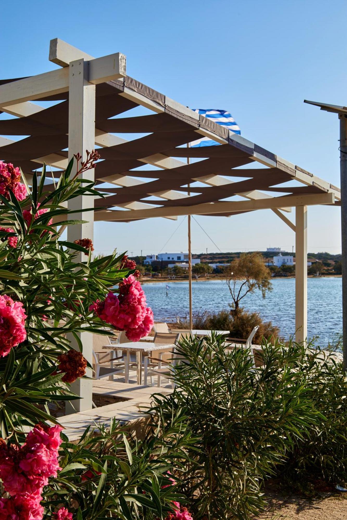 Theologos Beach Antiparos Bagian luar foto