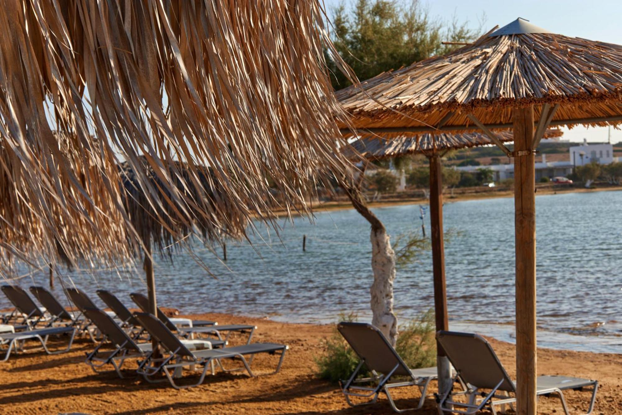 Theologos Beach Antiparos Bagian luar foto