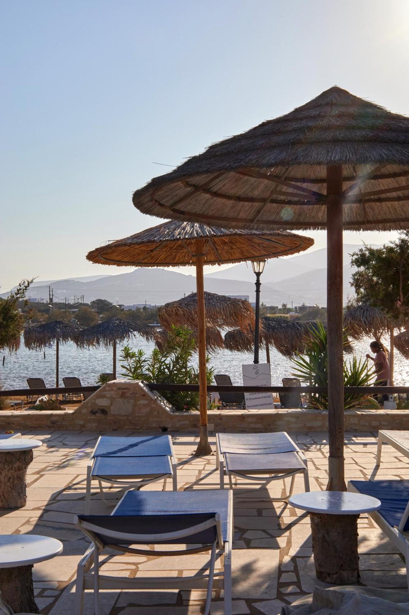 Theologos Beach Antiparos Bagian luar foto