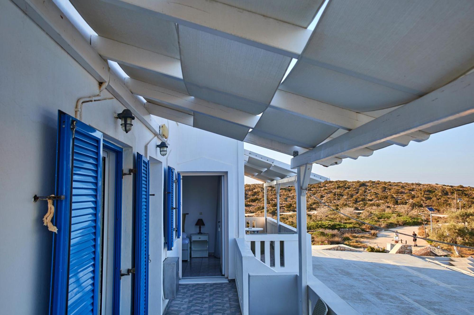 Theologos Beach Antiparos Bagian luar foto