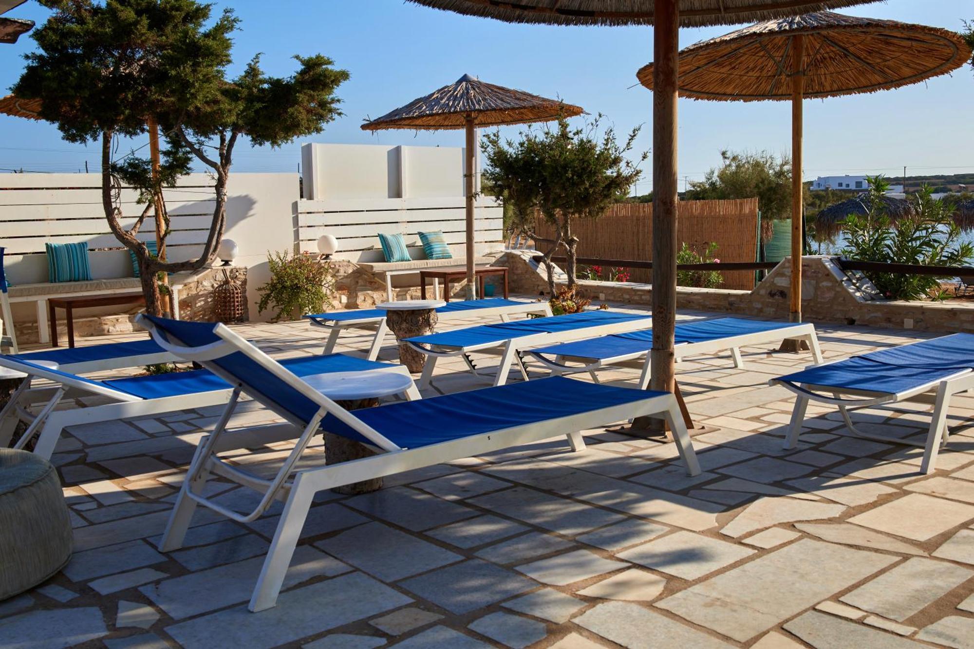 Theologos Beach Antiparos Bagian luar foto