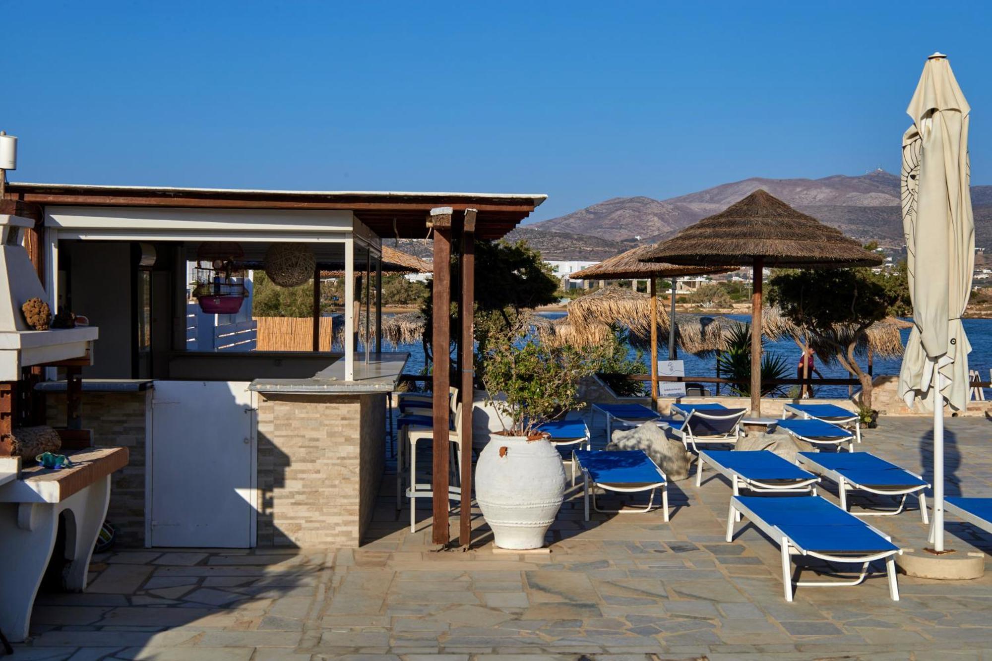 Theologos Beach Antiparos Bagian luar foto