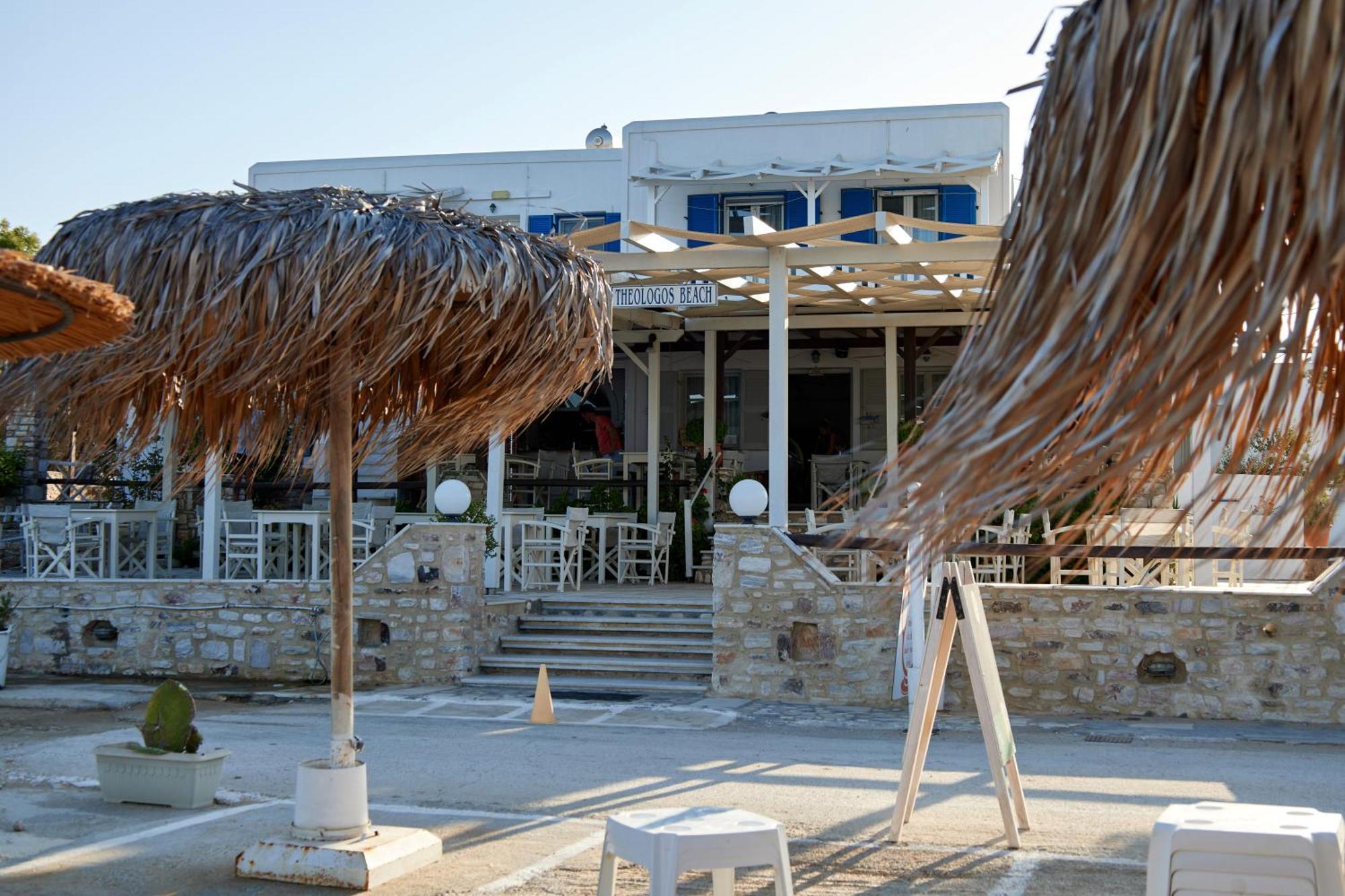 Theologos Beach Antiparos Bagian luar foto