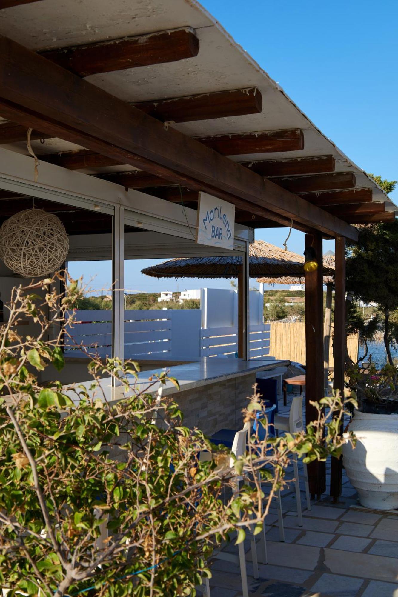 Theologos Beach Antiparos Bagian luar foto