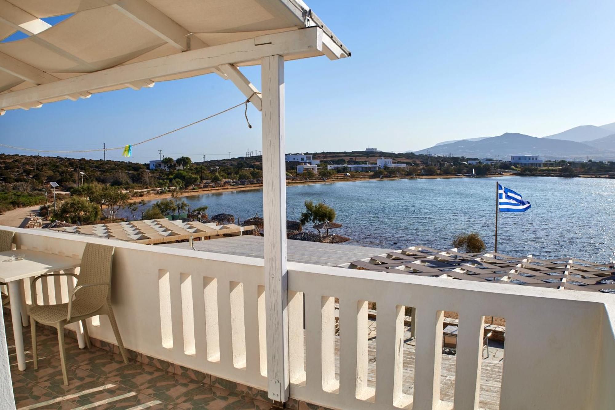Theologos Beach Antiparos Bagian luar foto