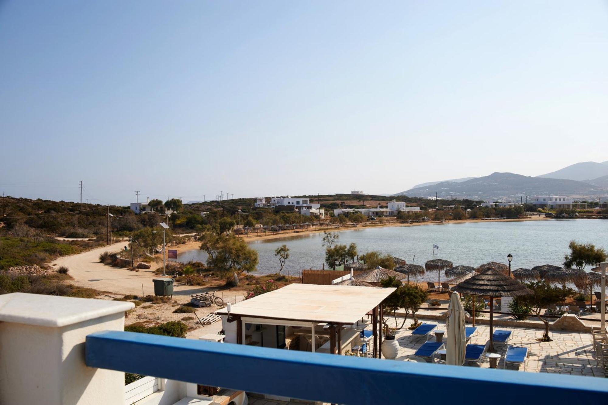 Theologos Beach Antiparos Bagian luar foto