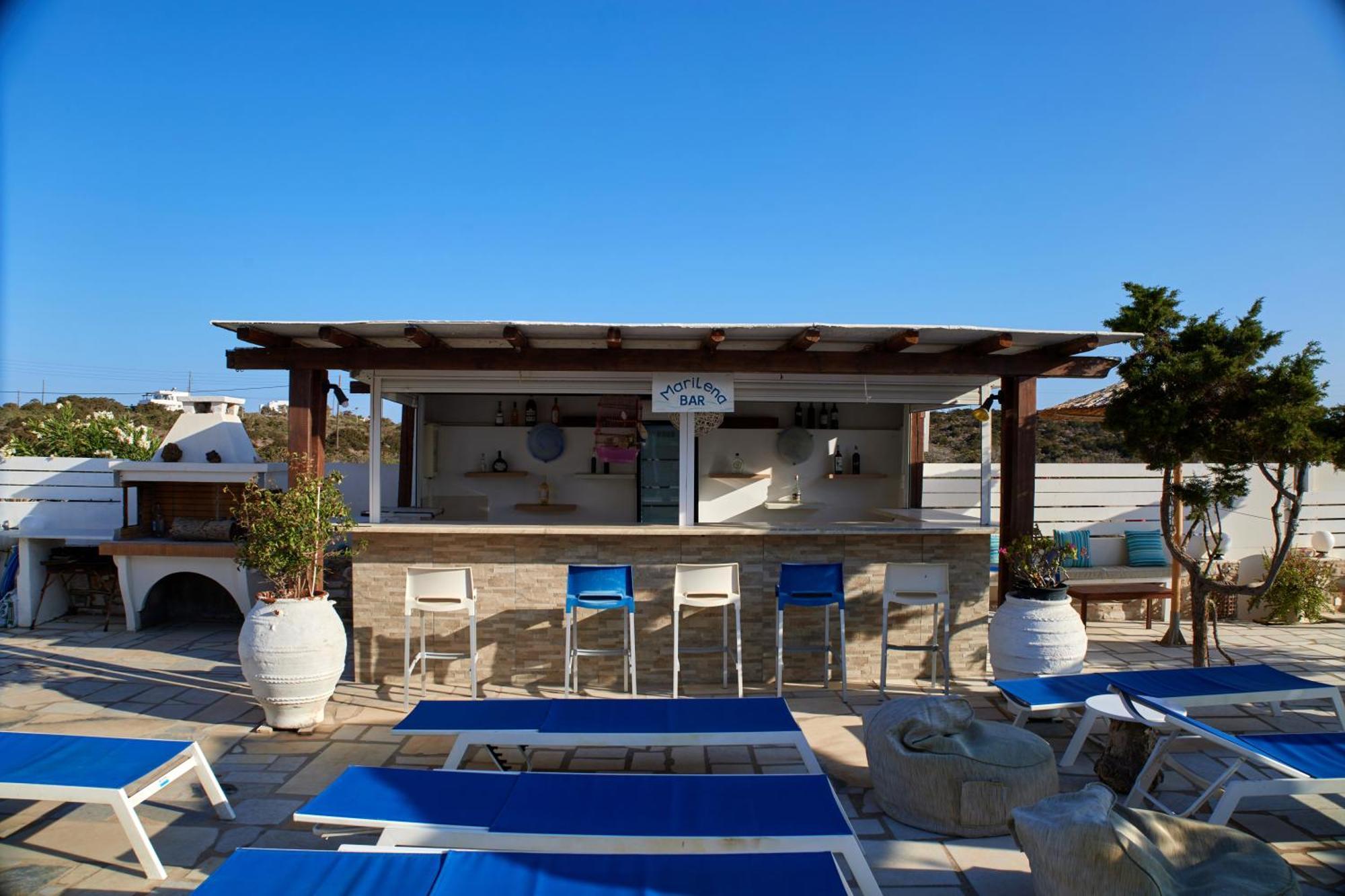 Theologos Beach Antiparos Bagian luar foto